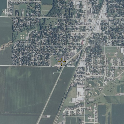 Aerial/Satellite Image of Chatham Elementary School, IL