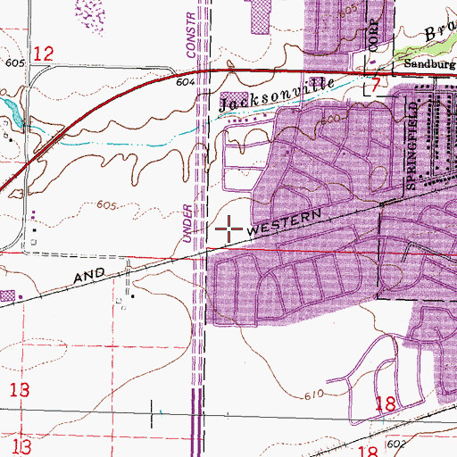 Topographic Map of Vredenburg Park, IL