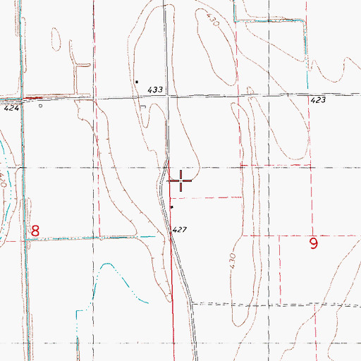 Topographic Map of Big Island (historical), IL