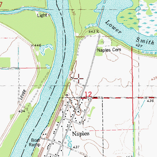 Topographic Map of Columbus (historical), IL
