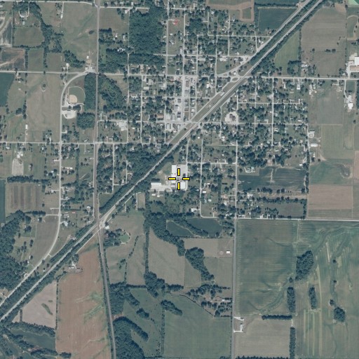 Aerial/Satellite Image of South Central Middle School, IL