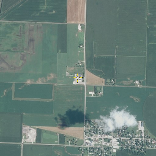 Aerial/Satellite Image of Illini Central Middle School, IL