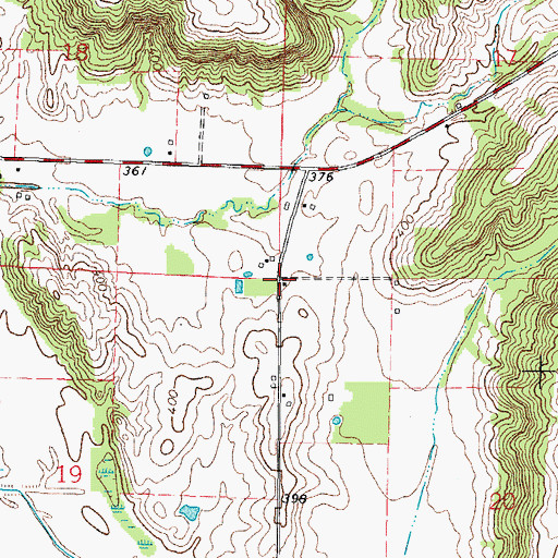 Topographic Map of Black Hill School (historical), IL