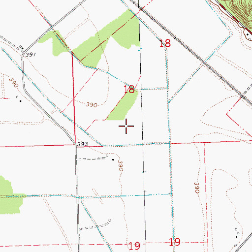Topographic Map of Branch Lake (historical), IL