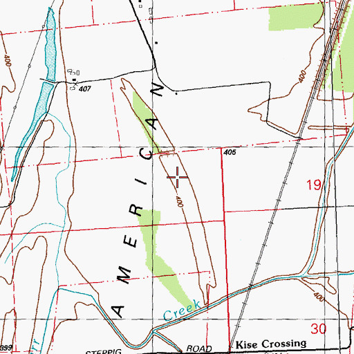 Topographic Map of Howe Lake (historical), IL