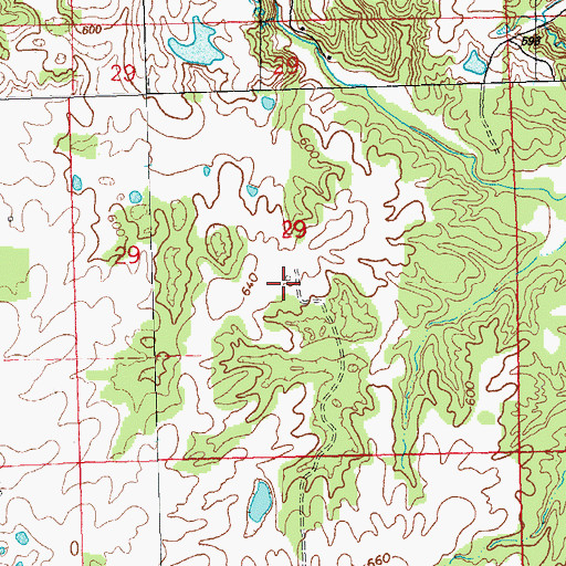 Topographic Map of O'Leary School (historical), IL