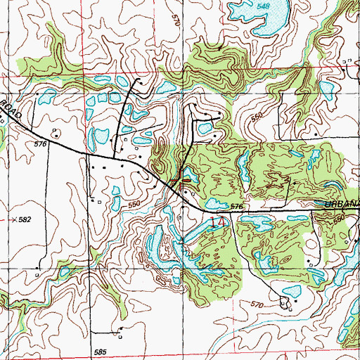 Topographic Map of Diamond Joe Mine, IL