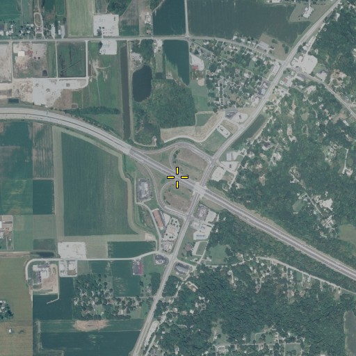 Aerial/Satellite Image of Interchange 9, IL