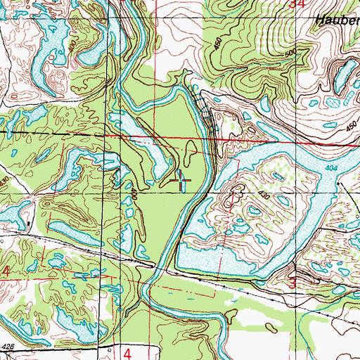 Topographic Map of Koch Pond, IL