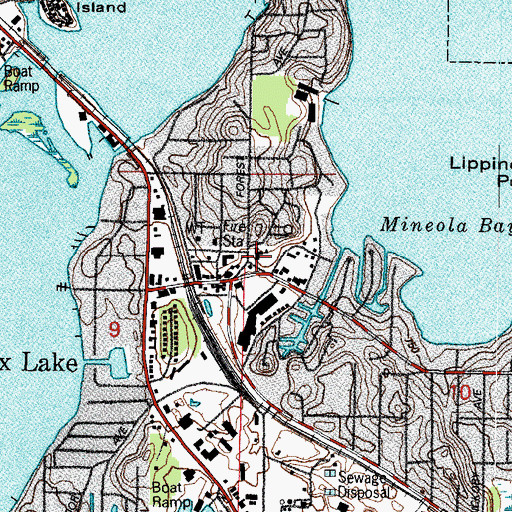 Topographic Map of Forest School, IL