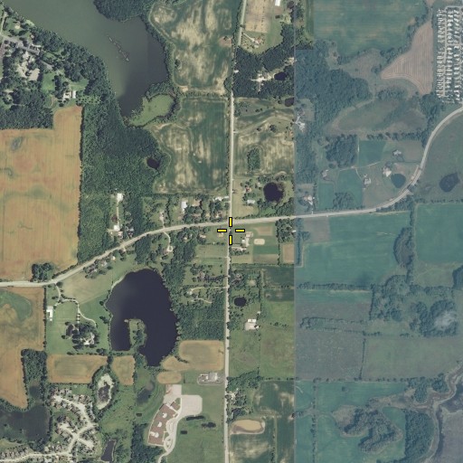 Aerial/Satellite Image of Johnson School (historical), IL