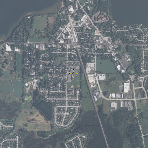 Aerial/Satellite Image of Peter J Palombi School, IL