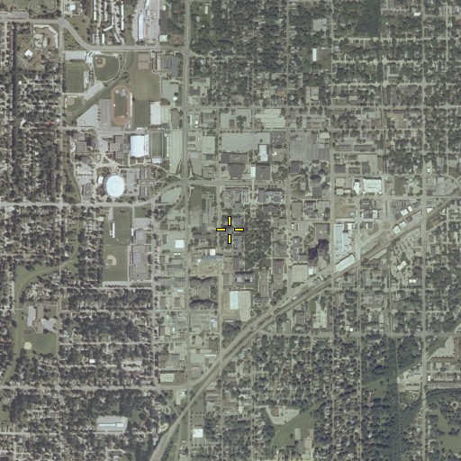 Aerial/Satellite Image of DeGarmo Hall, IL
