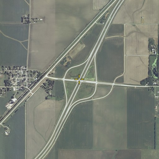 Aerial/Satellite Image of Interchange 154, IL