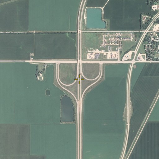 Aerial/Satellite Image of Interchange 187, IL