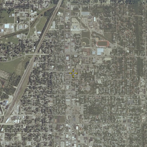 Aerial/Satellite Image of Kemp Hall, IL
