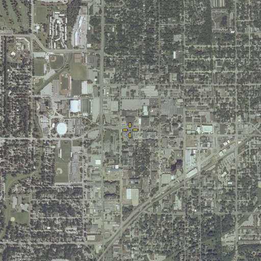 Aerial/Satellite Image of Schroeder Hall, IL