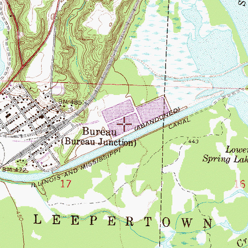 Topographic Map of Hormel Ponds, IL