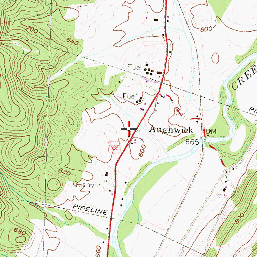 Topographic Map of Haven Rest Memorial Park Cemetery, PA