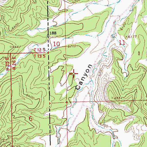Topographic Map of Newton School, CO