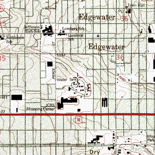 Topographic Map of Spivak, CO