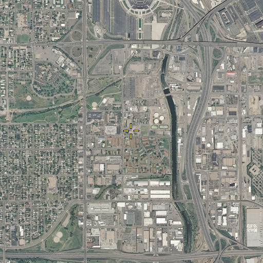 Aerial/Satellite Image of Fairview Elementary School, CO