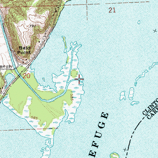 Topographic Map of Elk River, IA