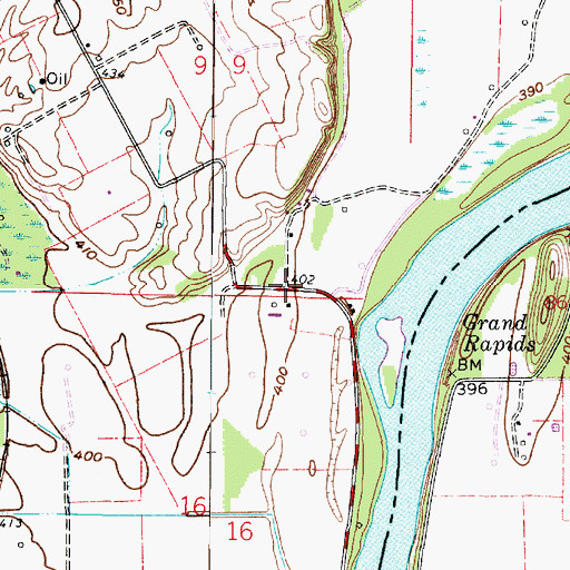 Topographic Map of Pohaten (historical), IL