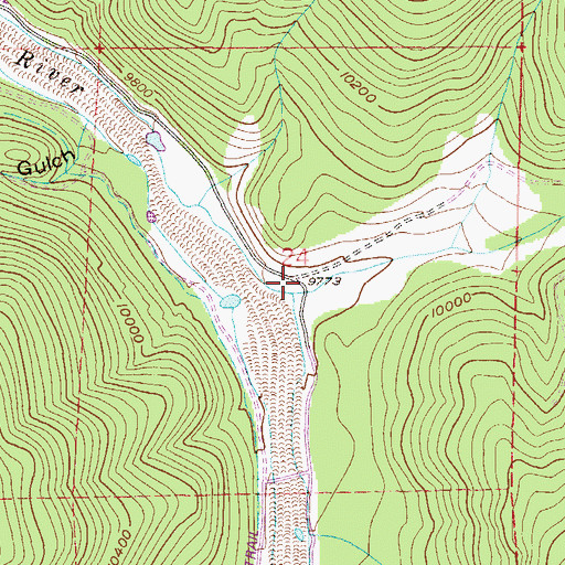 Topographic Map of North Fork Swan River, CO