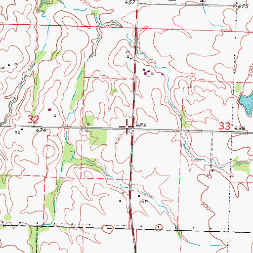 Topographic Map of Prest School (historical), IL