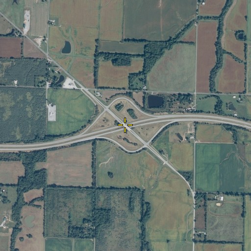 Aerial/Satellite Image of Interchange 100, IL