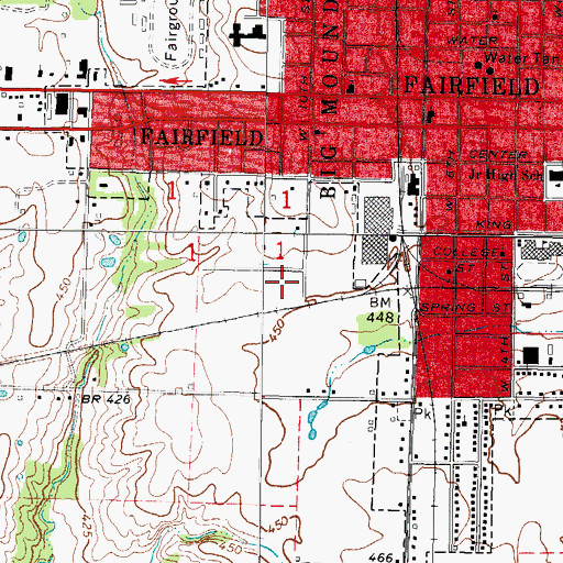 Topographic Map of Southwest Park, IL