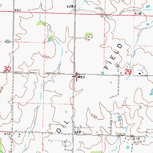 Topographic Map of Union School (historical), IL