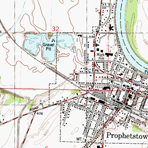 Topographic Map of Advent Christian Church, IL