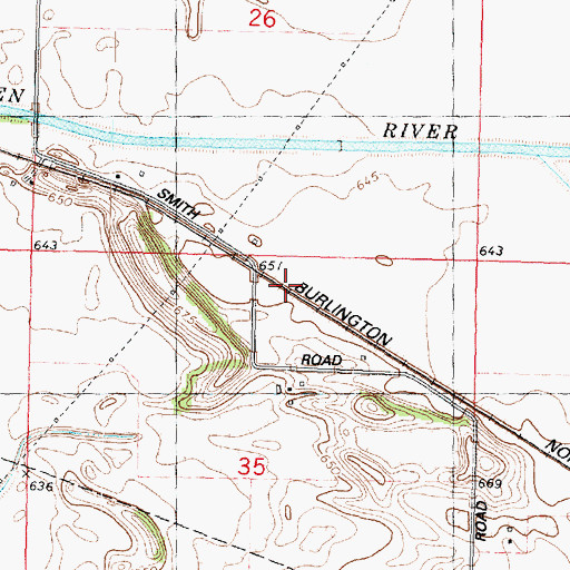 Topographic Map of Deer Grove (historical), IL