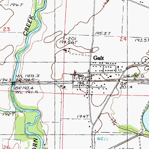 Topographic Map of Full Gospel Academy, IL