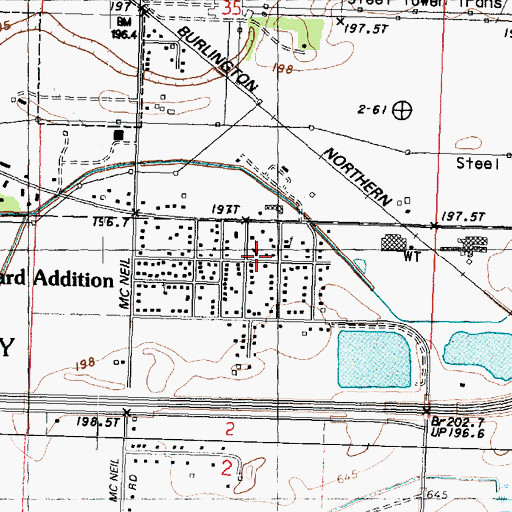 Topographic Map of Maranatha Baptist Church, IL