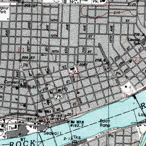 Topographic Map of Propheter Park, IL