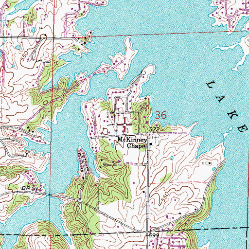Topographic Map of Crestwood, IL