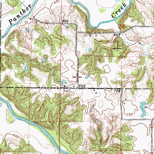 Topographic Map of Bowling Green (historical), IL