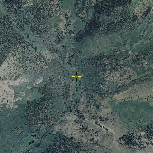 Aerial/Satellite Image of Lake Fork, CO