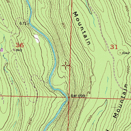 Topographic Map of Township of Kosoma, OK