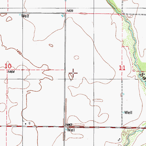 Topographic Map of Township of Eldorado, OK