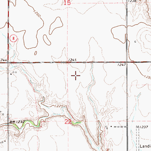 Topographic Map of Township of Keith, OK