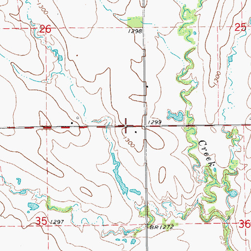 Topographic Map of Township of Union City, OK