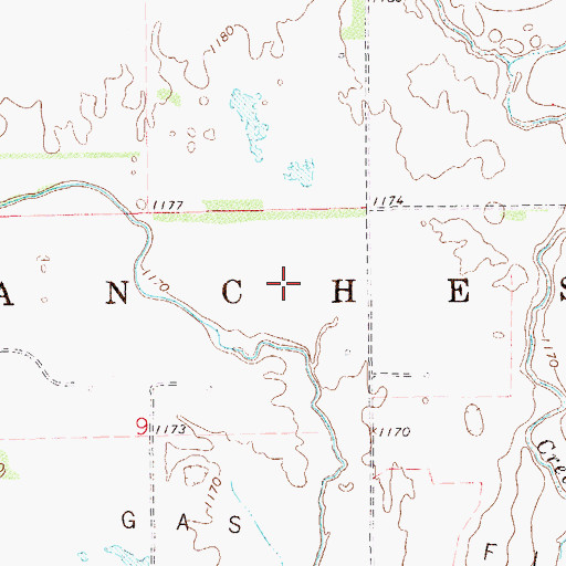 Topographic Map of Township of Manchester, OK