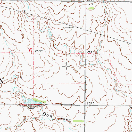 Topographic Map of Township of Logan, OK