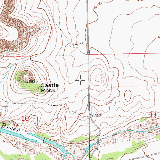 Topographic Map of Township of Kenton, OK