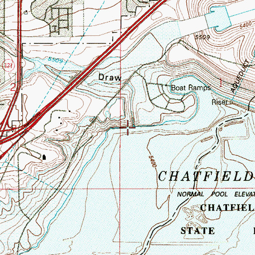 Topographic Map of Massey Draw, CO