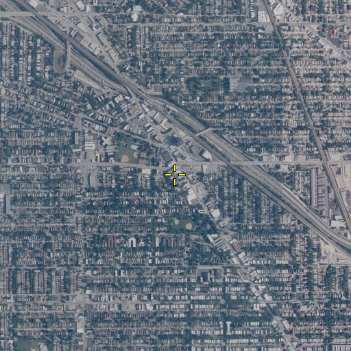 Aerial/Satellite Image of A-Cosmopolitan Driver Training School, IL